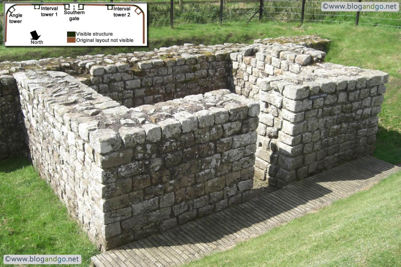 Hadrian's Wall Path - Interval-Tower, Chesters Roman Fort